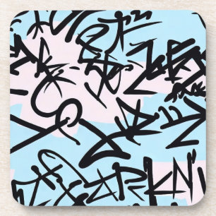 Modern Graffiti Coaster