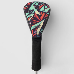 Modern Graffiti Golf Head Cover