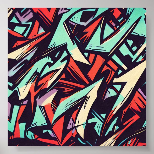 Modern Graffiti Poster (Front)