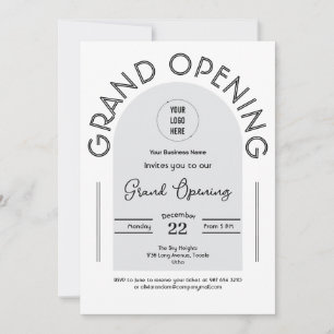 Modern Grand Opening business Invitation