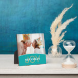 Modern Grandma's Joy Photo Plaque<br><div class="desc">Modern large photo with modern font "grandma's joy" plaque.</div>