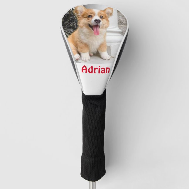  modern grandpa grandfather best grandpa by par  golf head cover (Front)