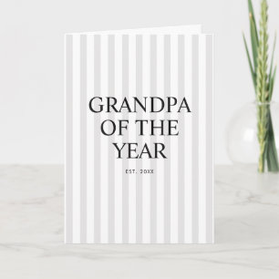 Modern Grandpa of the Year Card
