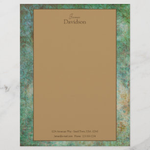 Modern Granite Letterhead Stationery