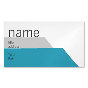Modern graphic business sets magnetic business card