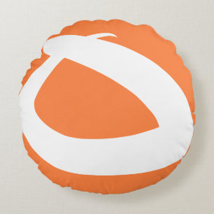 Modern graphic design round Pillow