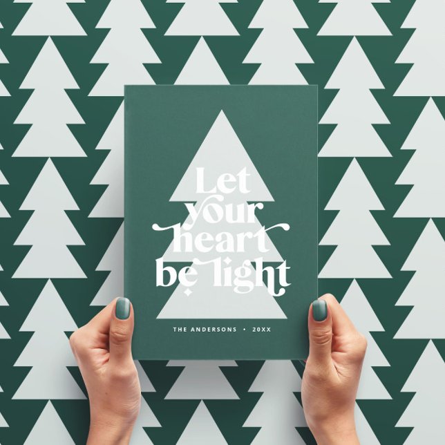 Modern graphic minimal Christmas religious Holiday Card (Creator Uploaded)