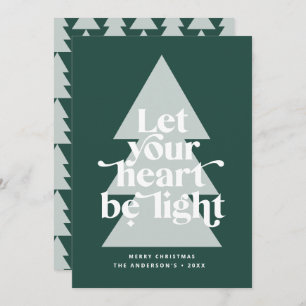 Modern graphic minimal Christmas religious Holiday Card