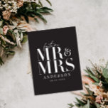 Modern, graphic, typography save the date postcard<br><div class="desc">Modern,  graphic,  typography save the date postcard. With a classy art deco style backer,  colour can be changed. Part of a collection.</div>