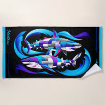 Modern Great White Sharks Customisable