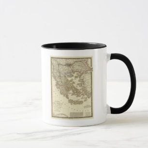 Modern Greek Islands, Albania, Macedonia Mug