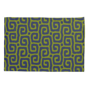 modern Green &blue Abstract pattern Pillowcase