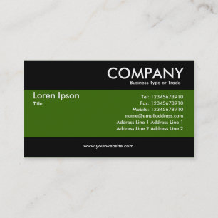 Modern - Green Business Card