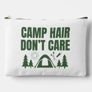 Modern Green Camp Bachelorette Weekend Accessory Pouch