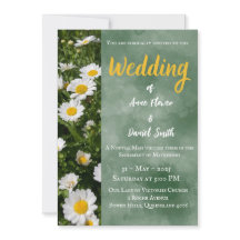 Modern Green Catholic Wedding Invitation