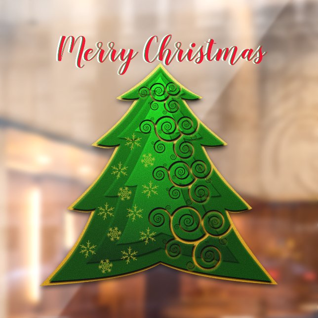 Modern Green Christmas Tree (Sheet 2)