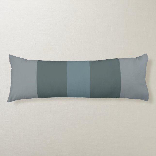 Modern Green Colour Block Body Cushion (Front)