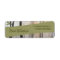 Modern Green Diagonal Ribbon on Misty Forest