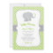 Modern Green Elephant Gender Neutral Shower