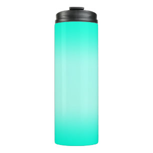 Modern Green gradient Watercolor nature pattern Thermal Tumbler