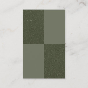 Modern Green Grid Business Card – Customisable