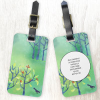 Modern Green Landscape Art Nature Personalised