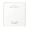 Modern Green Leaf Personalised Stationery