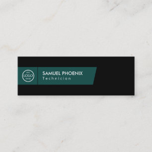 Modern (Green) Mini Business Card