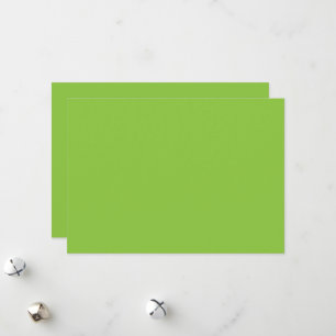 Modern Green Minimalist Holiday Card