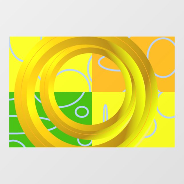 Modern Green Orange Yellow  (Sheet)