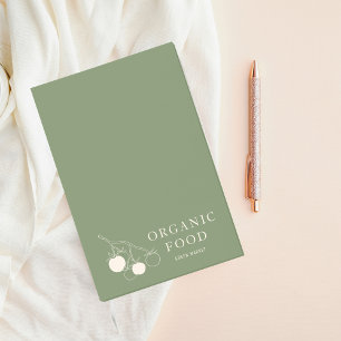 Modern Green Organic Food  Post-it Notes