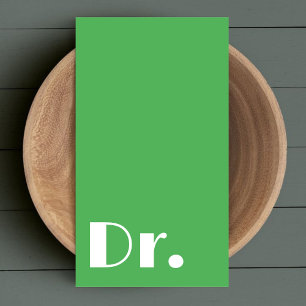 Modern Green Physician Healthcare Doctors Nursing  Business Card
