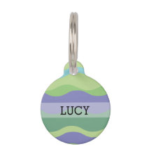 Modern Green & Purple Pattern Custom