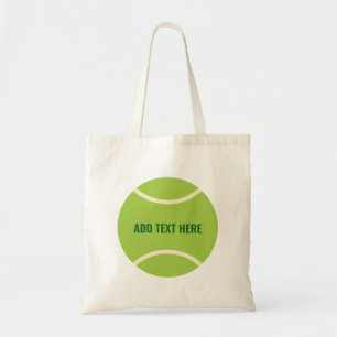 Modern Green Tennis Ball Gift Tote Bag