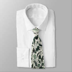 Modern Green Terrazzo Tie