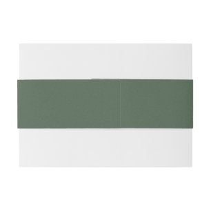 Modern Green Textured Party Invitation Wrap Design Belly Band