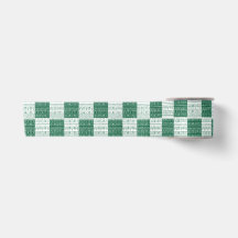 Modern Green & White Mudcloth African Inspired