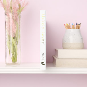 Modern Greenery Floral Baby Shower Welcome Book