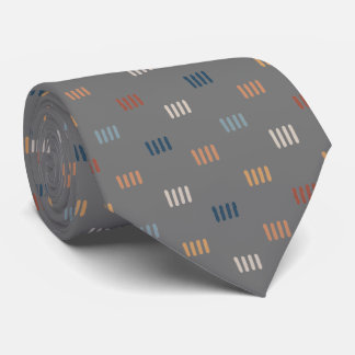 Modern Grey Abstract Art Seamless Pattern Tie