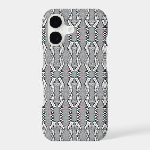 Modern Grey And White Bars Pattern