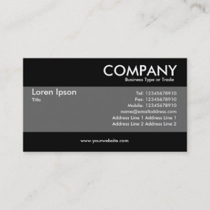 Modern - Grey Business Card