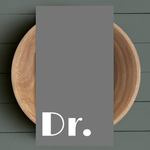 Modern Grey Doctors Medical Healthcare Service  Business Card