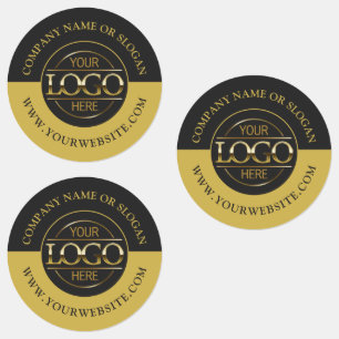 Modern Grey & Gold Business Logo Corporate Company