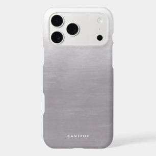 Modern Grey Gradient Ombre Personalised