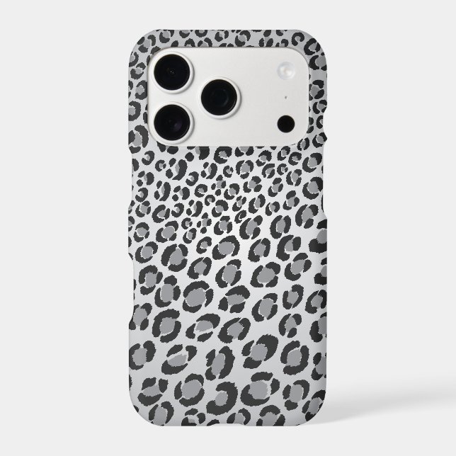 Modern Grey Leopard Ombre (Back)