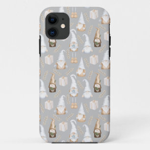 Modern Grey Neutral Gnome Christmas Pattern Case-M Case-Mate iPhone Case
