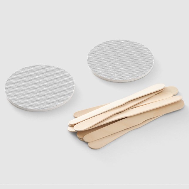 Modern Grey Polka Dot Event Sign Background Hand Fan (Non-assembled)