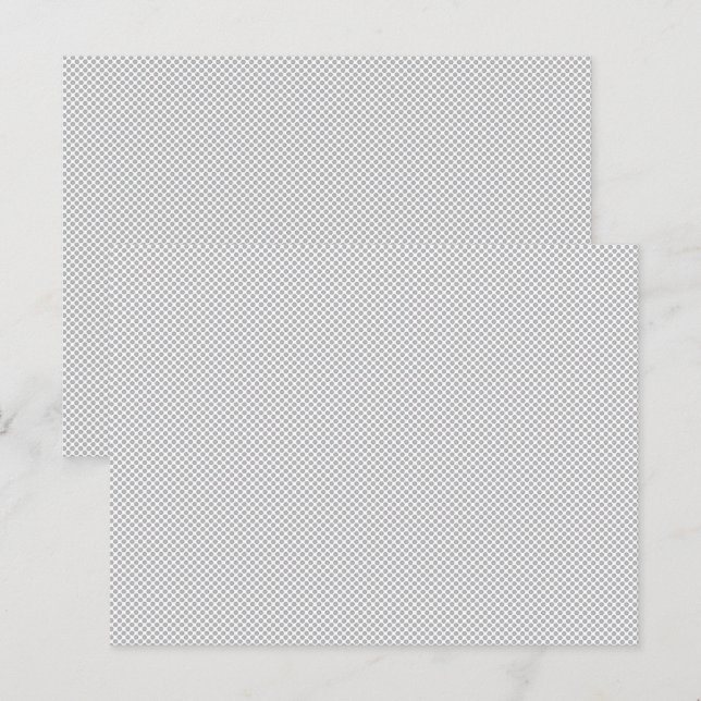 Modern Grey Polka Dot Event Sign Background Postcard (Front/Back)