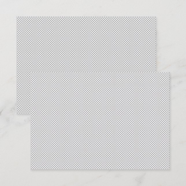 Modern Grey Polka Dot Event Sign Background RSVP Card (Front/Back)