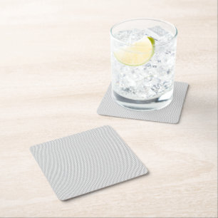 Modern Grey Polka Dot Event Sign Background Square Paper Coaster